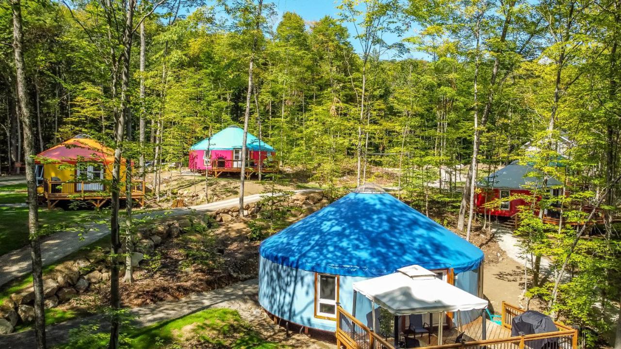 Yourtes Glamping Du Poisson Blanc Notre-Dame-du-Laus Zewnętrze zdjęcie